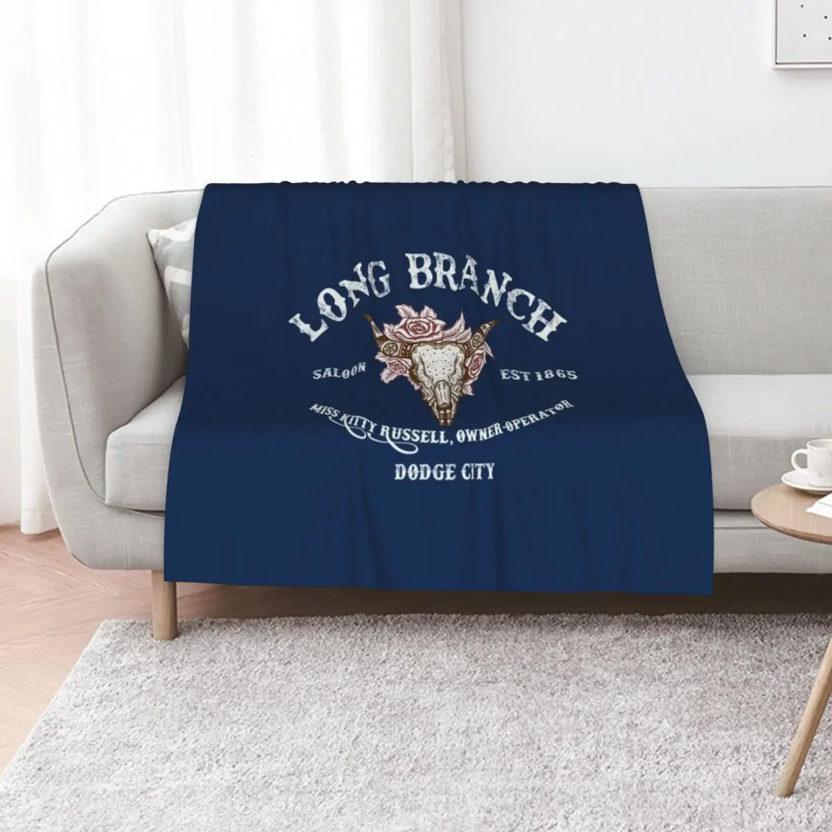 Gunsmoke T-ShirtLong Branch Saloon Throw Blanket Blankets For Bed Luxury Thicken Hair Soft Beds Thin Personalized Gift Blankets