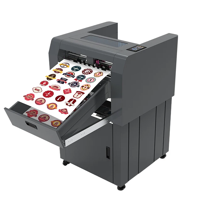 Skycut A3MAX5 Cabinet Style Automatic Feeding High Precision Cutting Machine CCD Camera Auto Contour Label Cutter Machine