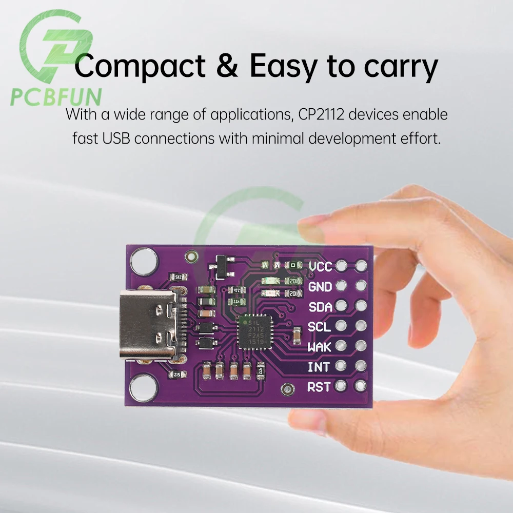 CP2112 Module Usb To Smbus/I2C Usb To I2C Communication Module Ccs811 Debugging Board Type-C