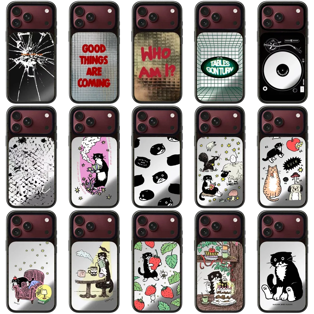 6091688 Impact Case - Mirror / Glaze Magnetic Cover for IPhone 17 18 Pro Max Case for IPhone 17Pro