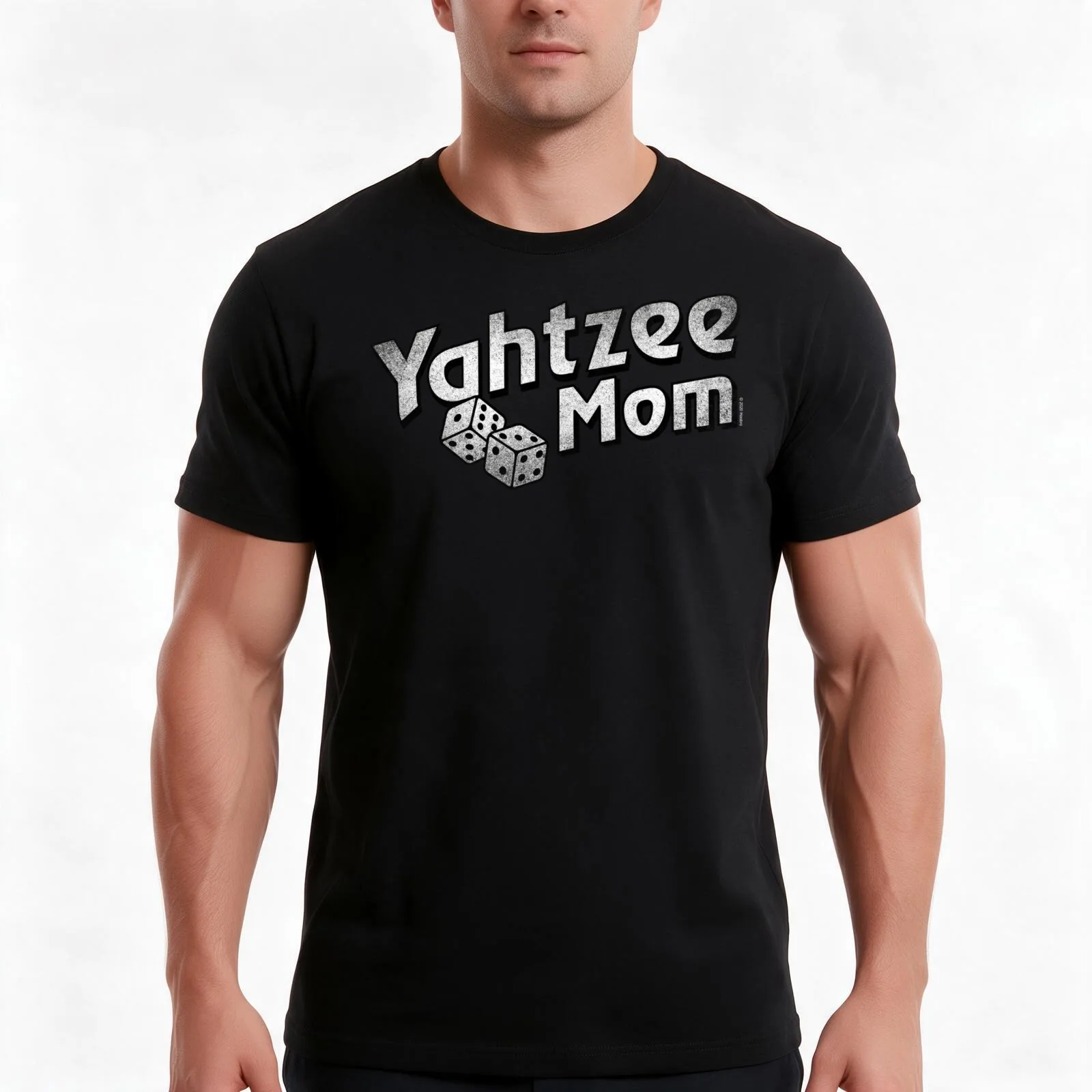 Yahtzee Mom Text Long Sleeve T-Shirt Summer Casual Cotton Tee Oversized Streetwear Tops Vintage Graphic Print 100% Cotton