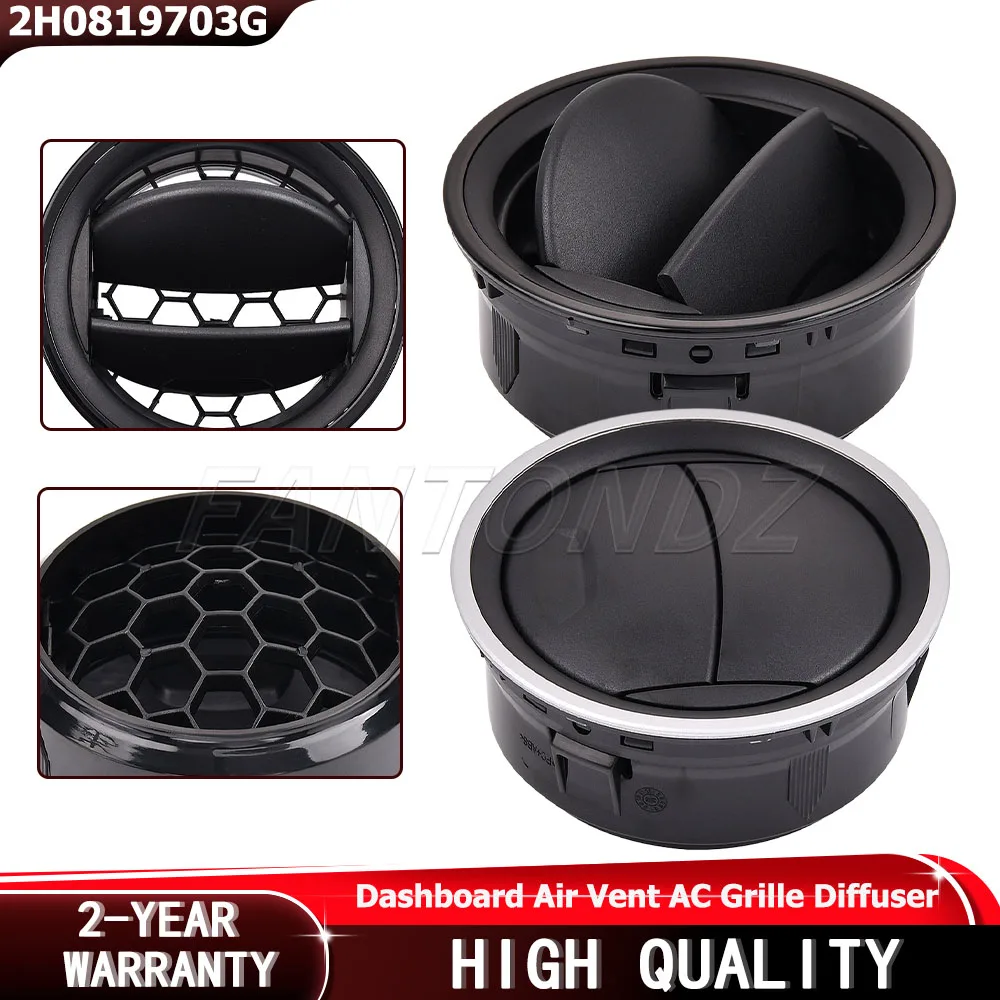 2H0819703G For VW Amarok Mk1 2012-2016 Front Dashboard Air Vent AC Grille Diffuser 2H0819703G041 Air Conditioner Vent Surround