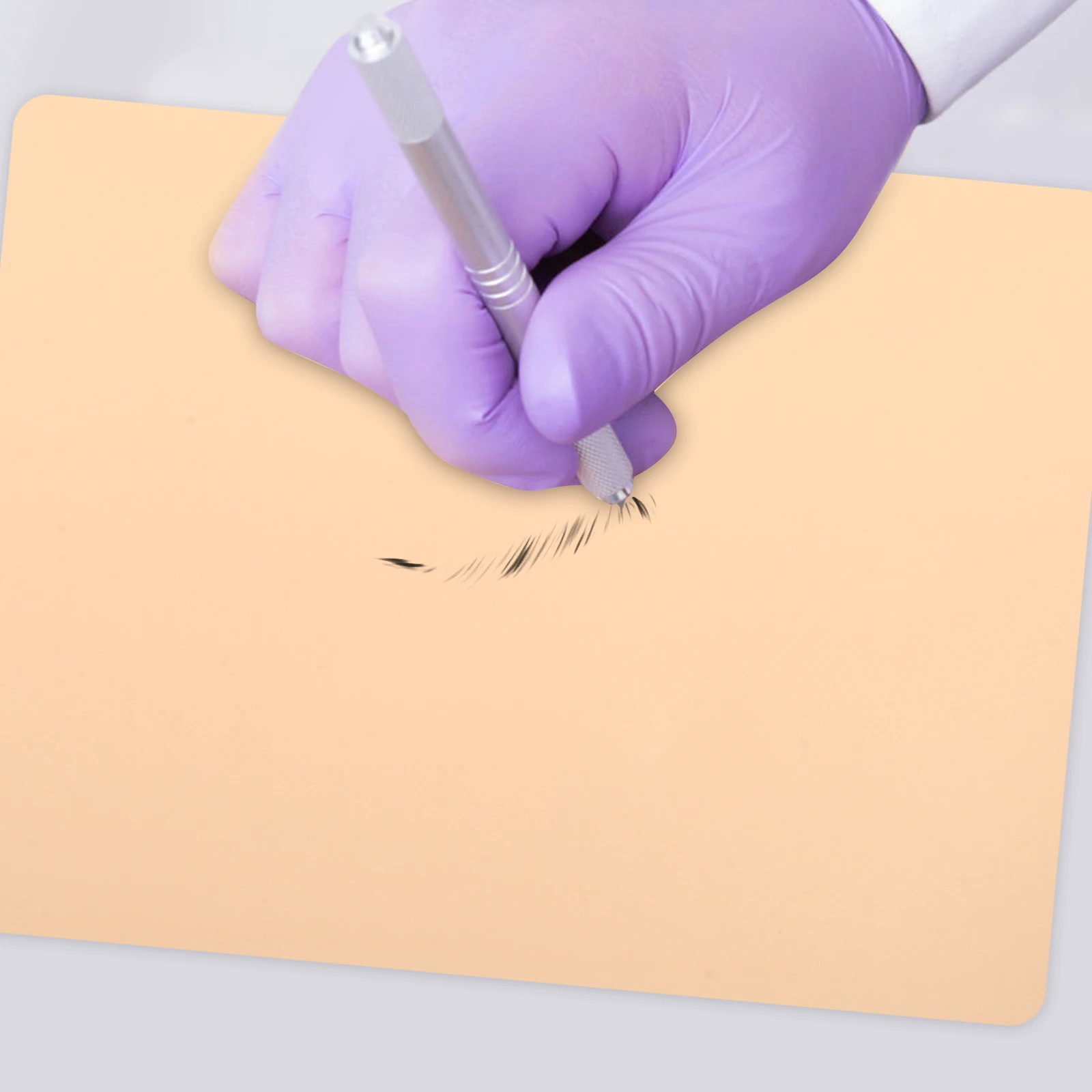 3 Pcs Practice Skin for Tattooing Silicone Mold Makeup Prop Simulated Teaching Supplies Elastic Material