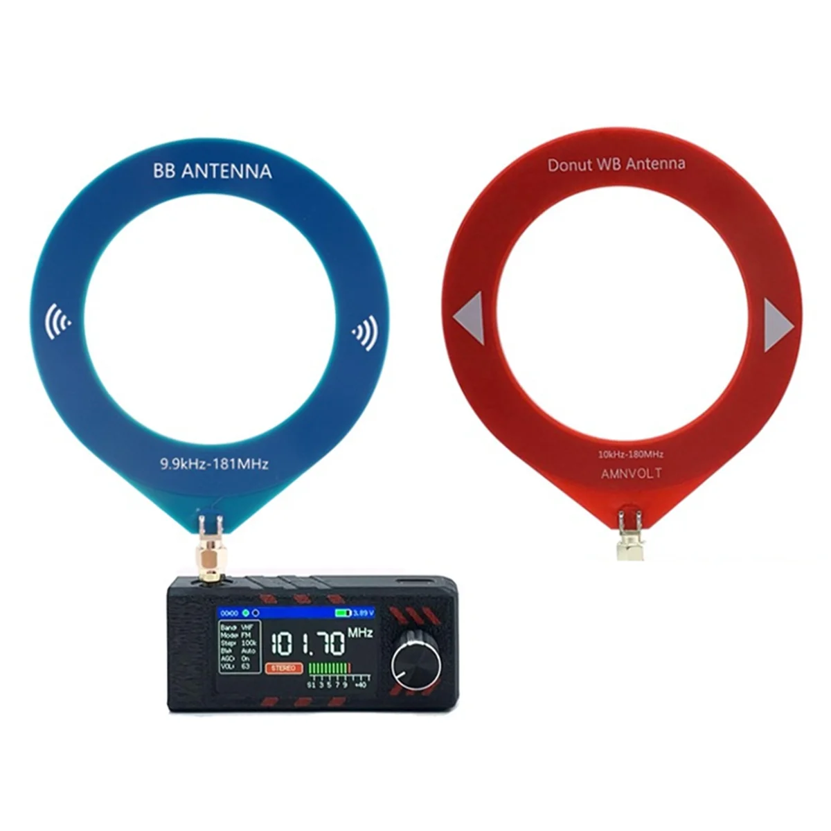 

ASJQ-SI4732 Portable Radio Receiver 10Khz-180Mhz LSB USB AM FM All Band Mini Pocket Radio with Antenna HF SW MW VHF Radio
