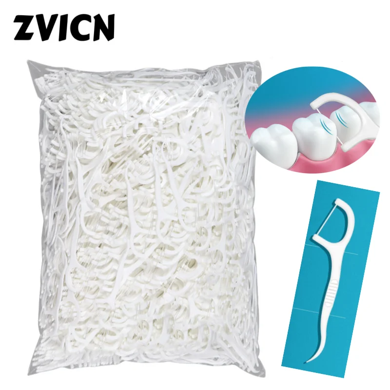 

Ultra-Smooth Dental Floss Picks Disposable | Strong Tensile Strength | Family Size for Interdental Cleaning