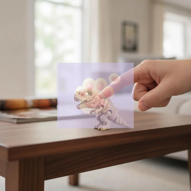 3D Printed Tyrannosaurus Rex Skeleton Model – Rotatable Joints, Decor & Fidget Toy, Holiday Gift Shatter-resistant Material