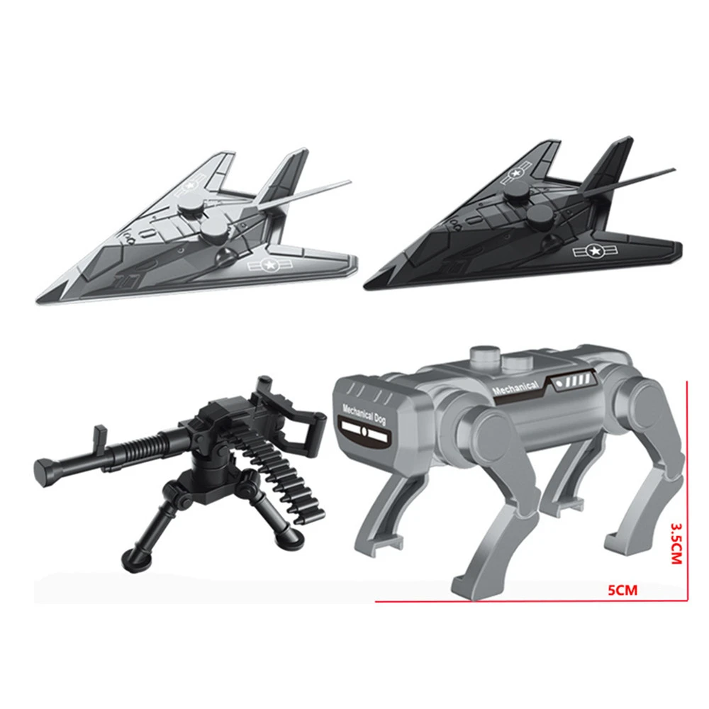 Weltkrieg Flugabwehrgeschütz Raketenartillerie Militär Armee Kriegswaffe Soldat MOC Modell Bausteine Spielzeug für Kinder