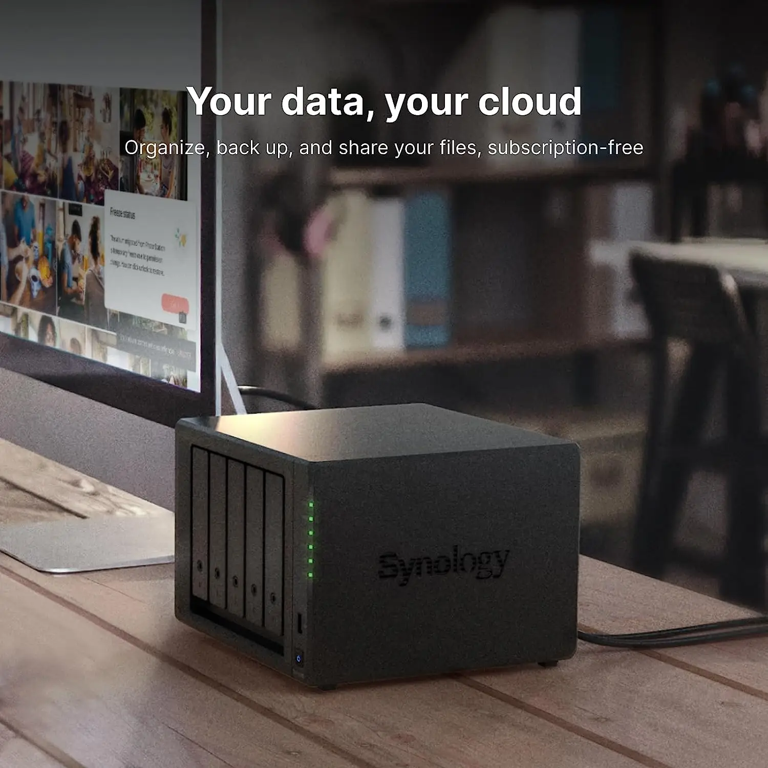 Synology DS620slim 6 خليج ناس DiskStation وحدة سطح المكتب ناس الضميمة سان/ناس نظام التخزين (Diskless)