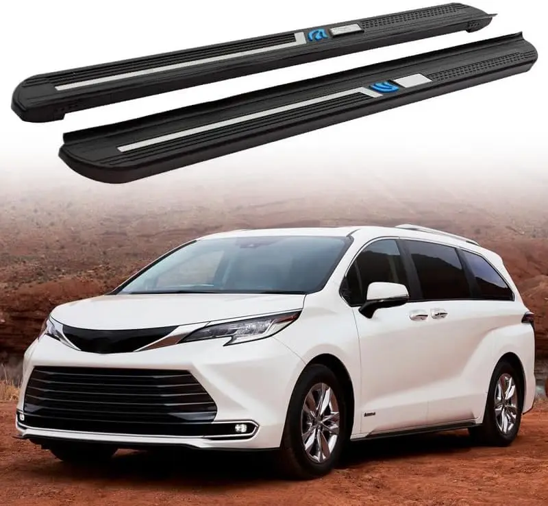 

Running Board Fits for Toyota Sienna 2021-2025 Aluminum Side Step Side Step Running Boards Nerf Bars