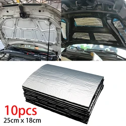 10 Vellen Geluid Deadener Warmte-isolatie Mat Auto Van Geluidsisolatie Deadening Isolatie Auto Kap Isolatie Stille 5 Mm