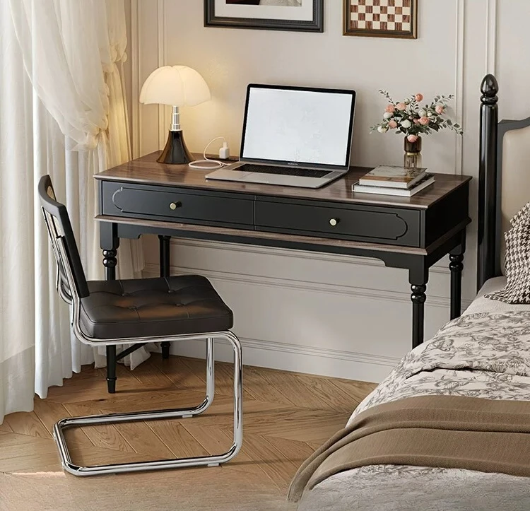 

PYJ medieval desk light luxury high sense home bedroom small desk