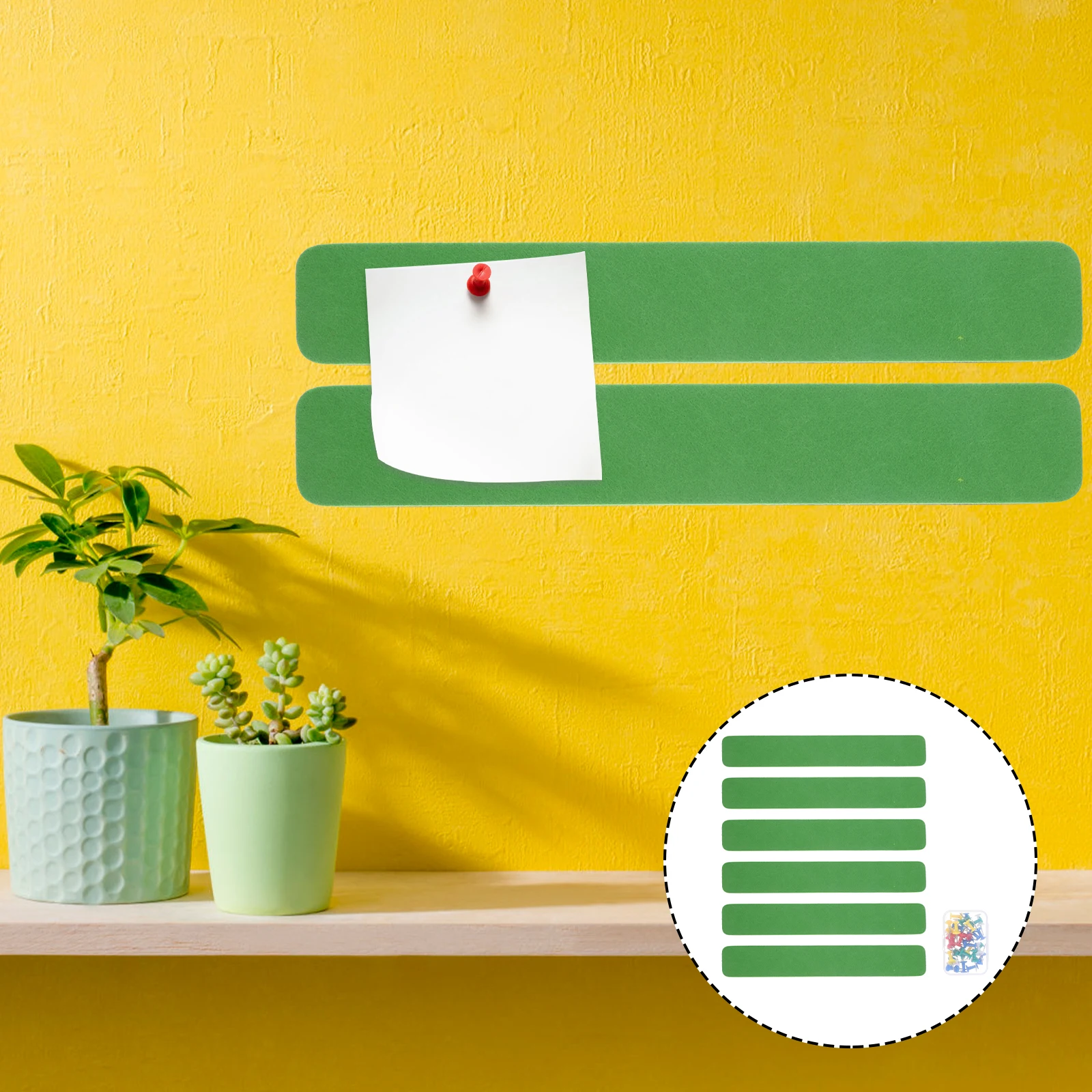 

Felt Self Adhesive Strips Wall Bulletin Boards Bar Classroom Pin Memo Tile EVA Notice Board Bright Colors Matching Home