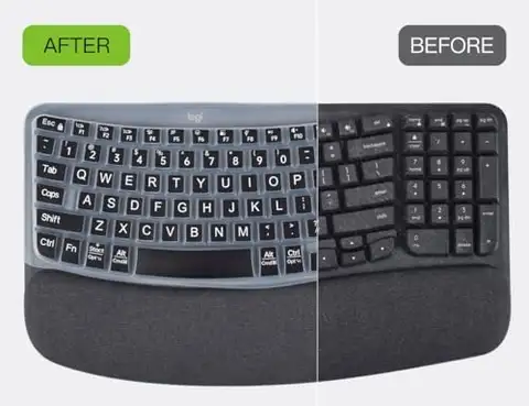 لوجيتك موجة مفاتيح MK670/لوجيتك موجة مفاتيح 2025 اللاسلكية مريح سيليكون غطاء لوحة المفاتيح الملحقات الجلد الواقي ل