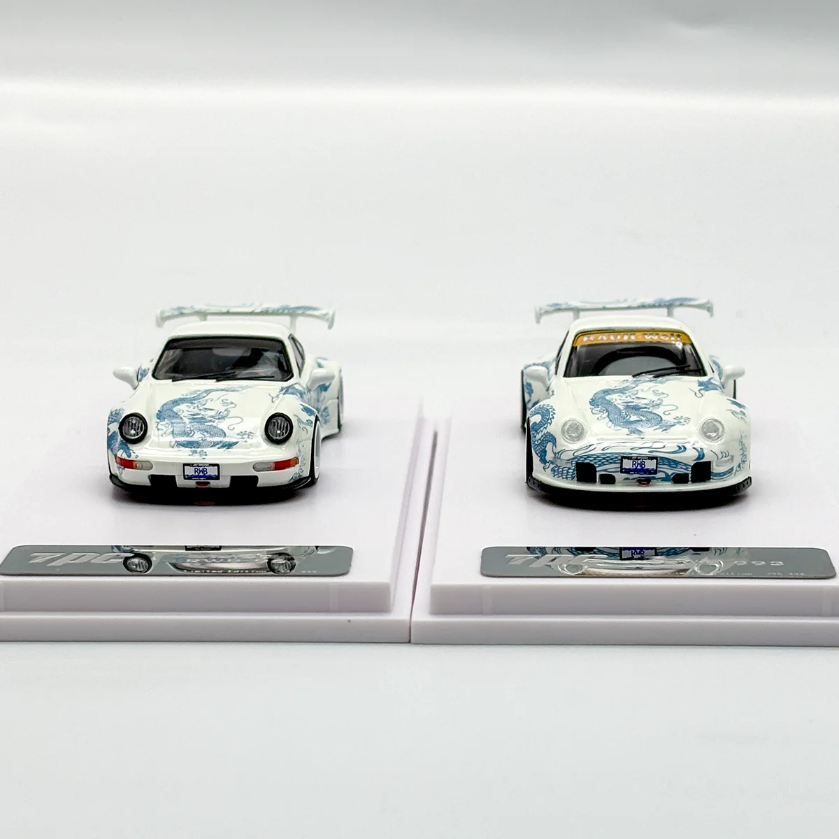 TPC 1:64 993 964 rwb body kit diecast car models