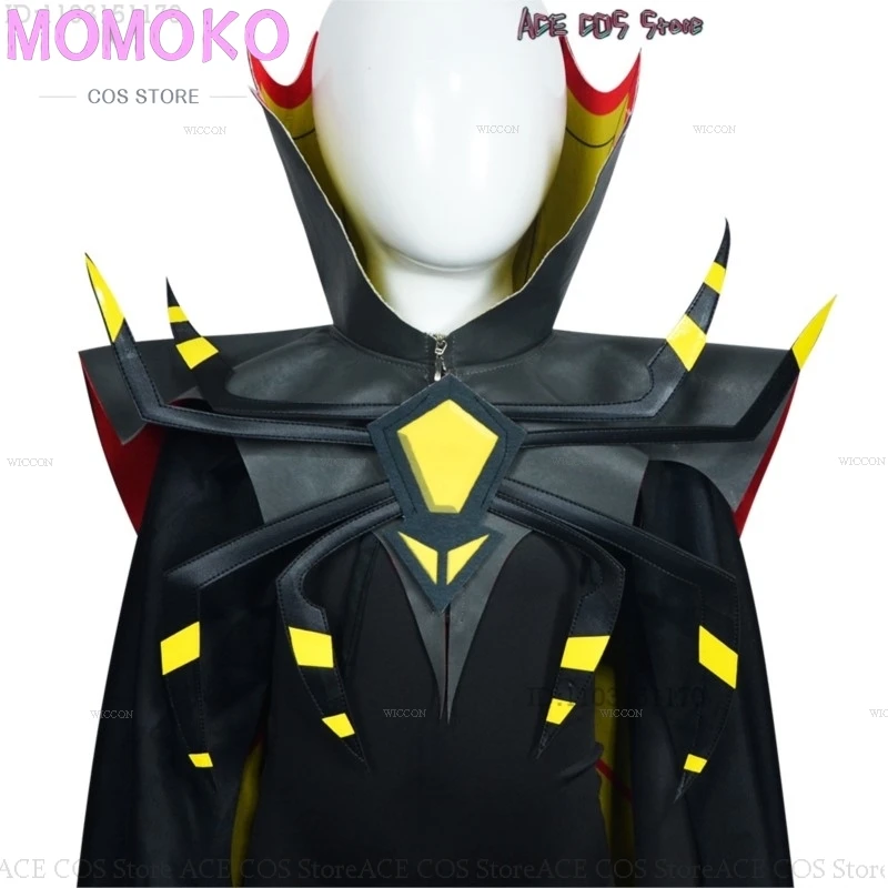 Hasbin Zestial Cosplay disfraz capa máscara superpuestas del infierno Cosplay ropa de juego de rol uniforme hombres demonio traje de fiesta de Halloween