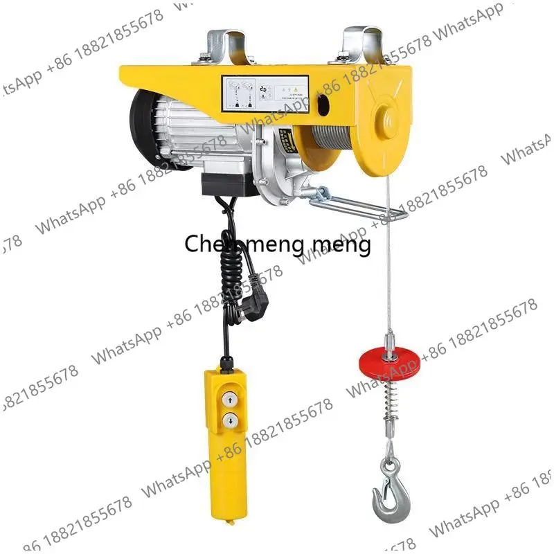 Mini Electric Household Small Crane 1/0.5 Ton Winch Electric Hoist Lifting Machine