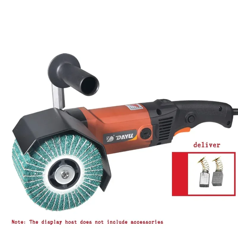 220V 1200W Electric Metal Wire Drawing Machine Portable Polisher Flat Grinder for Wood Stainless Steel Polishing and Grinding