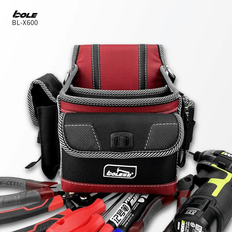 BOLE Boutique Series Tool Bag Multi-Pocket Reinforced Strong Wear-Resistant Tool Pocket 1680D Composite Reinforced Oxford Cloth