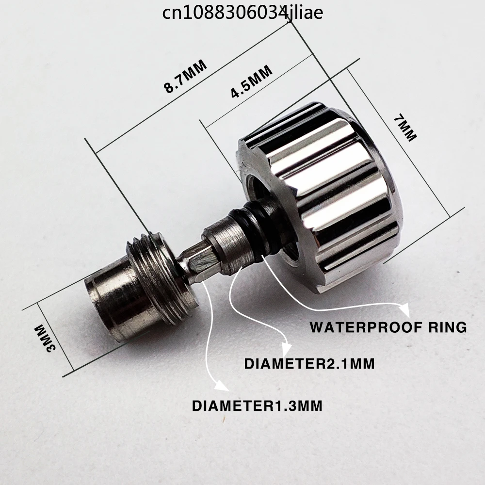 Stainless steel handle, assembly accessories, crown for NH35 NH36 4R35/36 7S26 head