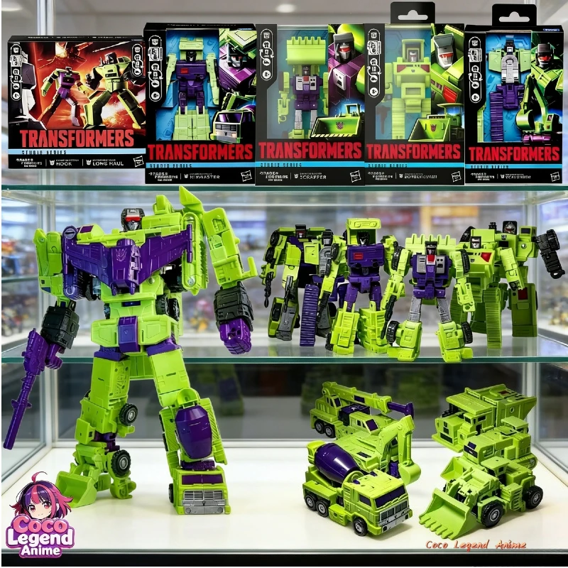 

Transformation Toys Studio Series SS86 Devastator Constructicon Hook Mixmaster G1 Action Figures Toy Collection Gifts In Stock