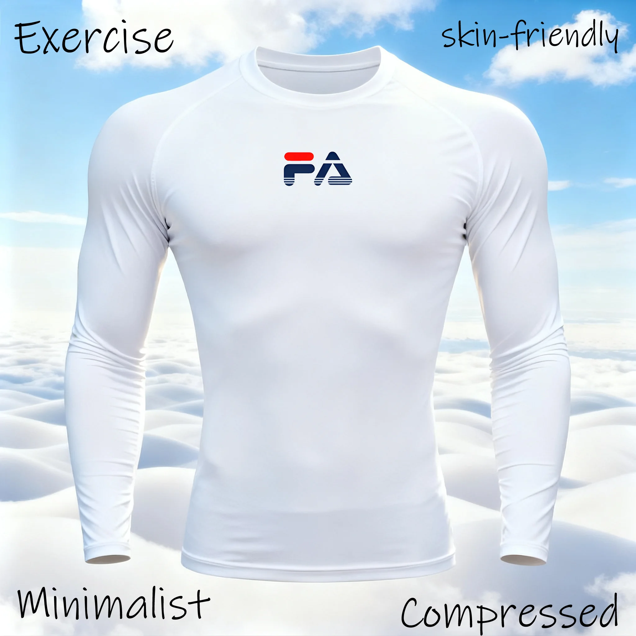 

Compression letter print T Shirt Men Summer Sport swear Running T-shirt Elastic Quick Dry Sport Tops Tee Athletic Gym Workout