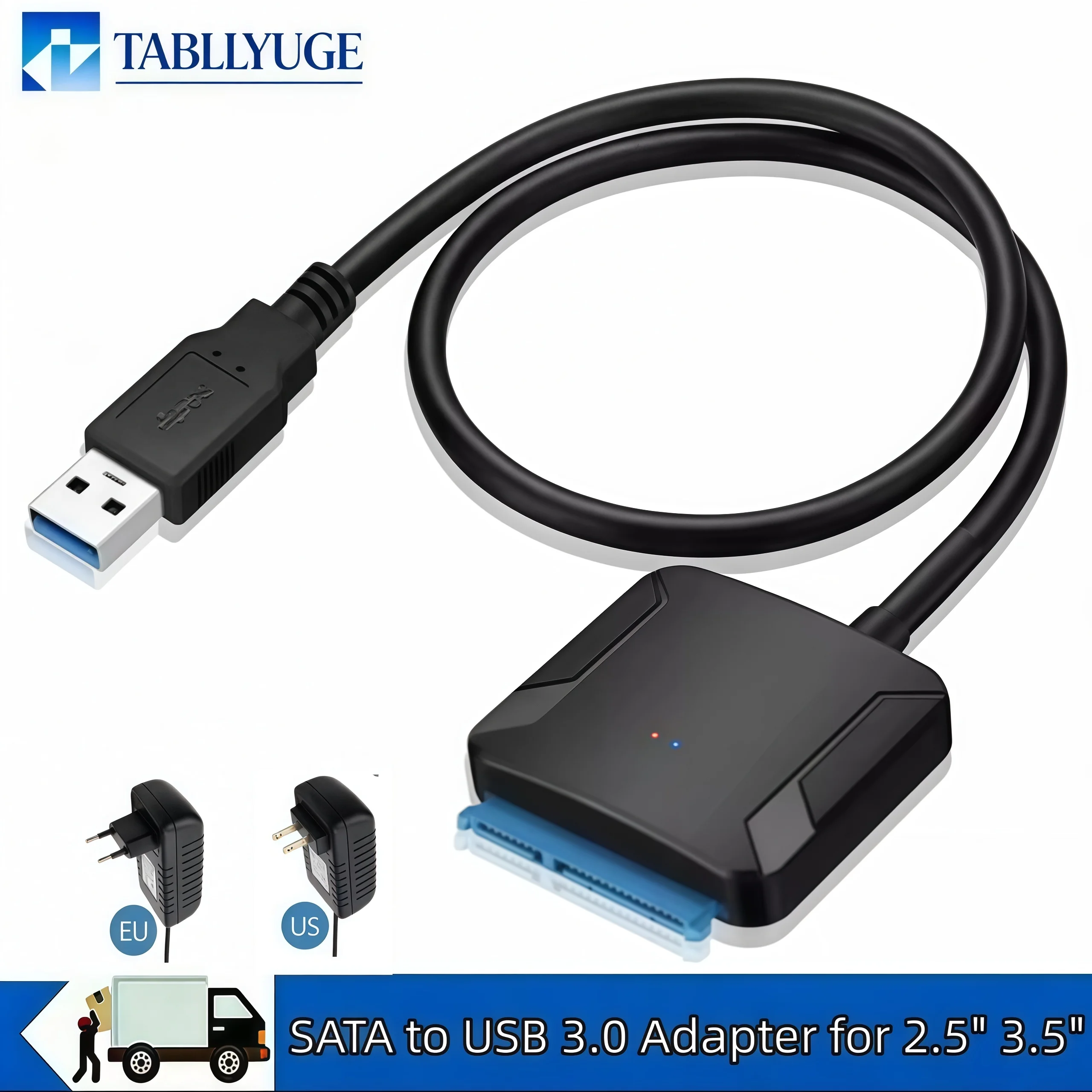 USB 3.0 to SATA3 Hard Drive Easy Drive Cable 2.5-Inch Mechanical Solid-State universal Adapter Seagate Western Digital SSD Hard