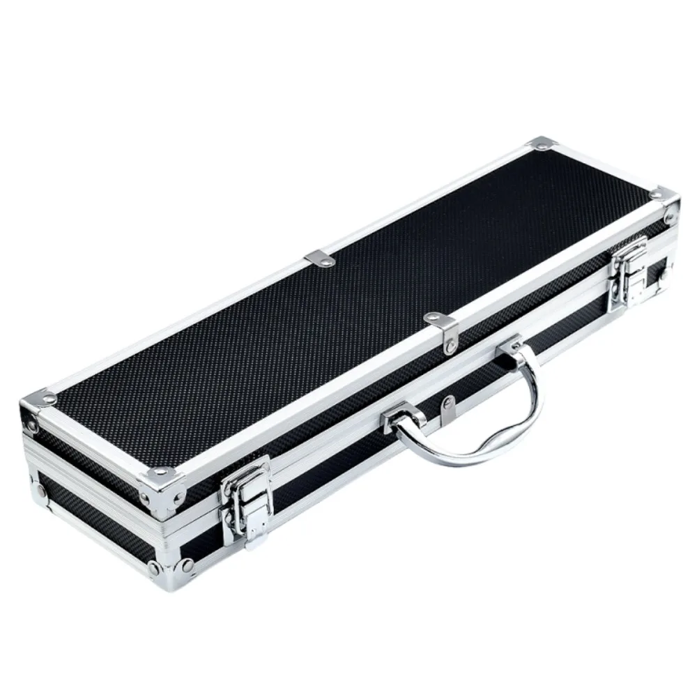 Shockproof Aluminum Alloy Tool Box Drop-Resistant Impact Resistant Cash Storage Box Large Capacity Protective Safety Briefcase