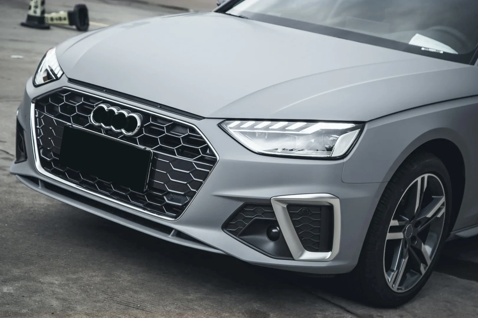 Matte Extinction Nardo Grey Auto-Vinylfolie mit Luftfreisetzungstechnologie für Motorrad- und Autokarosserie-DIY-Dekoration Zubehör – Detail 9
