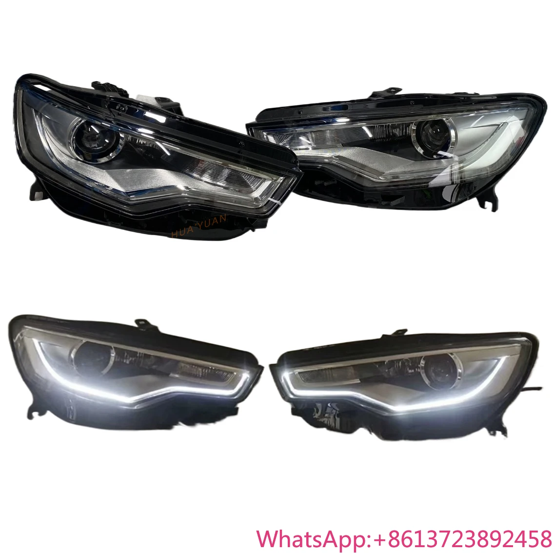 

For Automotive Lighting System Headlights for Audi A6 C7 2013-2016 Hernia Headlights Shipped by High Quality Manufacturers