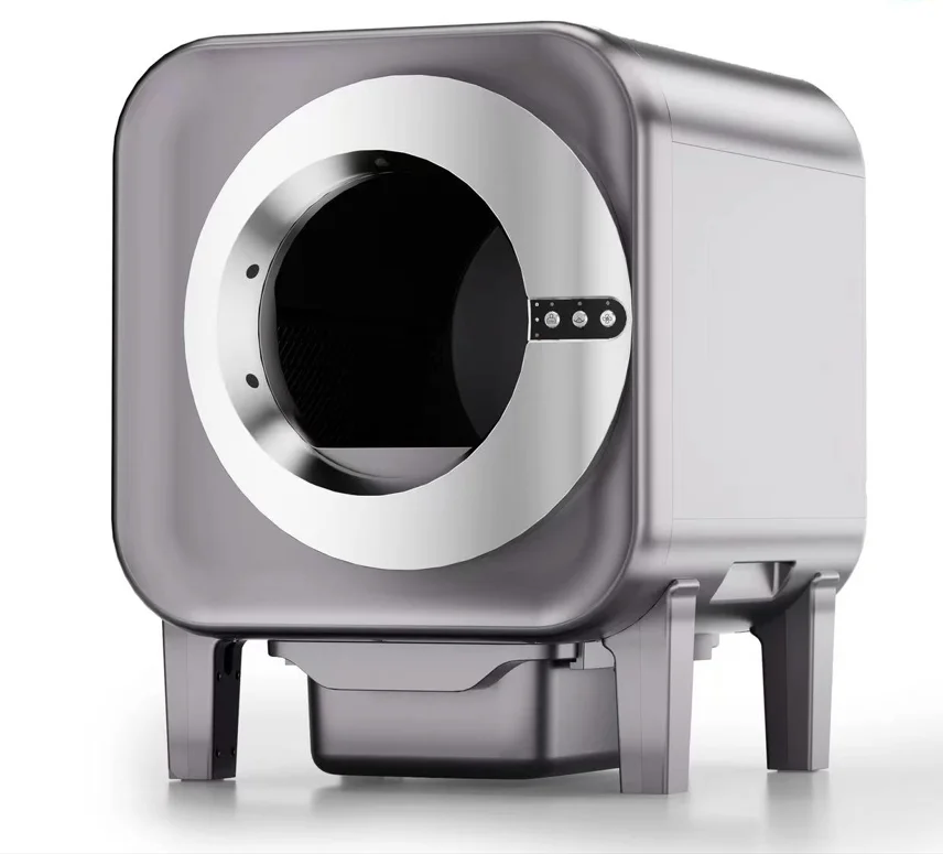 

Automatic Self Cleaning Cat Litter Box Smart WiFi Enabled Electric Pet Toilet Custom Design