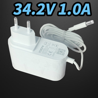 Replacement EU Power Supply adapter for Roidmi F8 F8E Cordless Vacuum Cleaner ROIDIMI NEX X20 X30 Pro Power cord 34.2V 1.0A