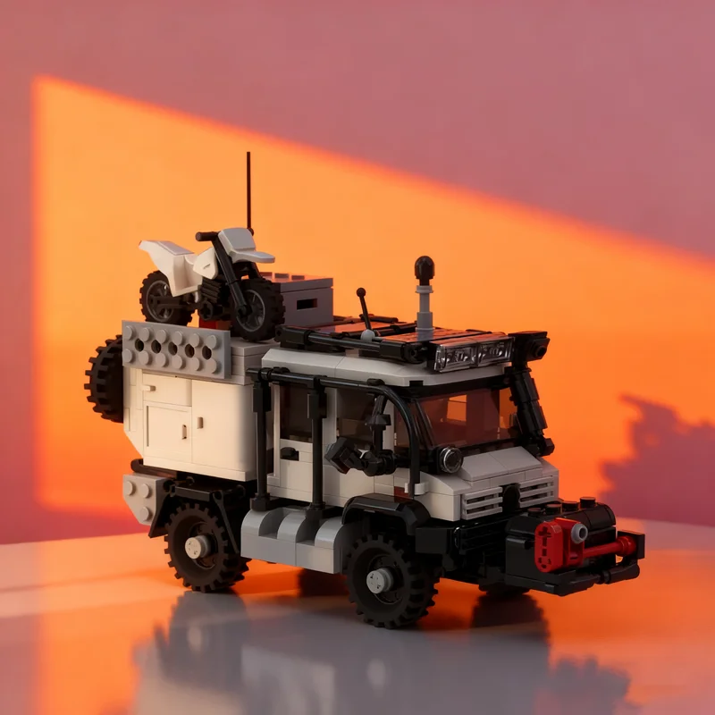 465pcs MOC Expeditions Pathfinder City Off-Road Model Building Blocks Christmas Gifts Toy Construction Birthday Education Craft