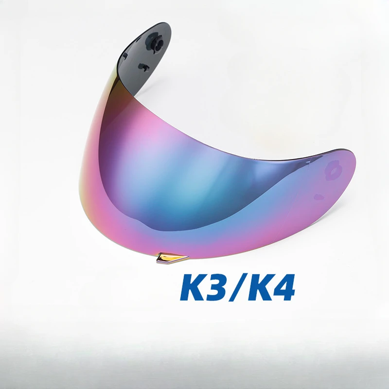 

Motorcycle Helmet Lens Suitable for K3 K4 Helmet Lens HD Sun Protection Day and Night Universal Electroplated Windshield