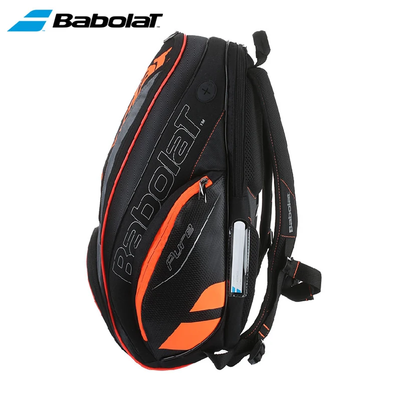 Pure Strike Babolat Tennis Backpack Fluorescent Orange Classic Stylish Tennis Racket Bag Women Men Badminton Tennis Shoulder Bag