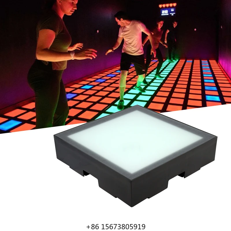 2023 Popular 30x30cm Light up Active Game Gaming Grid LED Floor Tiles - view 3