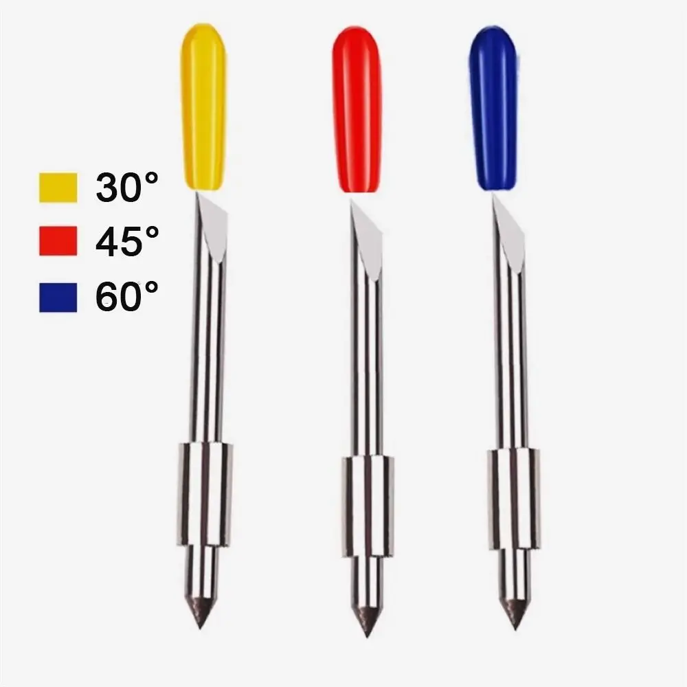 

16pcs 30 45 60 Degree Plotter Blades Replacement Smooth Vinyl Cutters Blades Carbide Lettering Blades for Graphtec Cb15 Cb15u