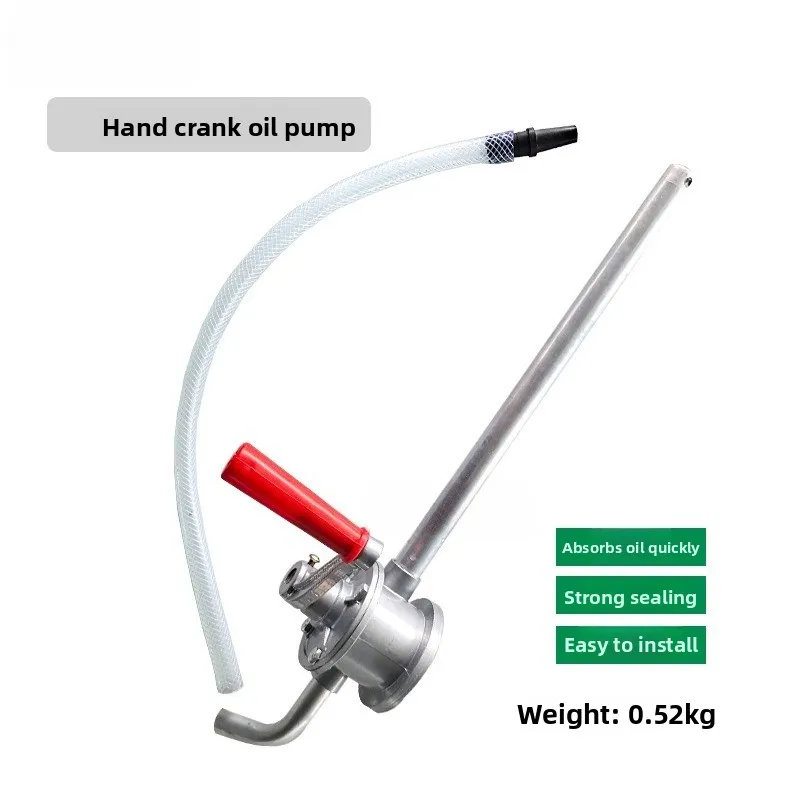 

Small Aluminum Oil Pump Manual Gear Refueling Machine Type 20 Oil Injector Hand Crank Type Strong Sealing