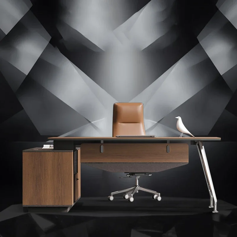 Work L Shaped Office Desk Standing  Luxury Office Executive Work Desk Bedroom Coffee Scrivanie Per Ufficio Modern Furniture