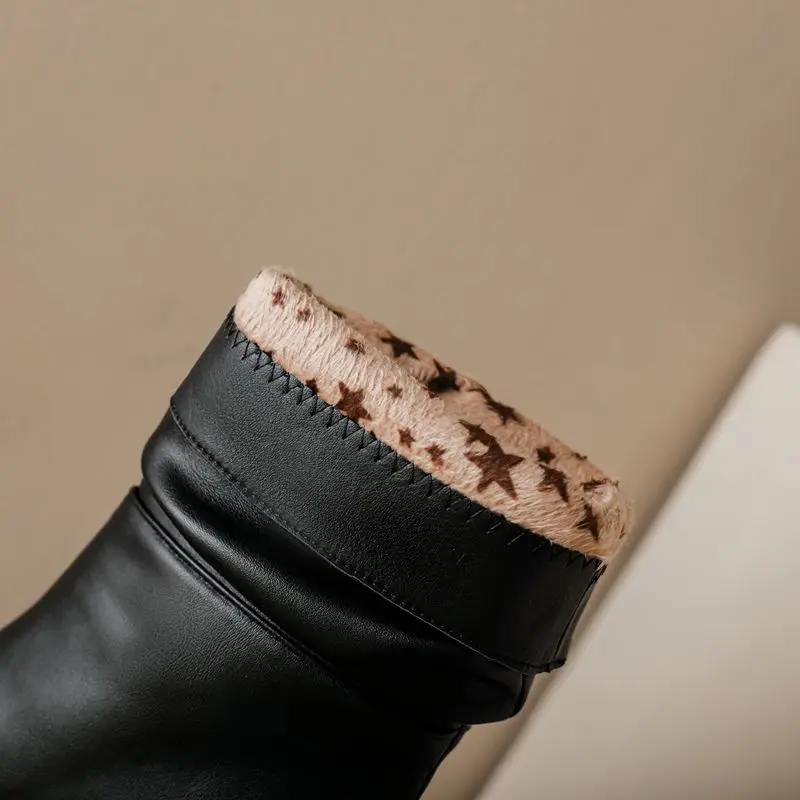 SIMLOVEYO 2025 الخريف تصميم النساء منتصف العجل الأحذية أشار تو الكعوب رقيقة 5 سنتيمتر سحب على أحجام كبيرة 46 47 48 مثير تاريخ حفلة بوتا