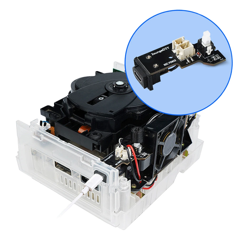 

Модуль питания для NGC GameCube Type-C, модуль питания, модуль питания, специальный адаптер питания для консоли NGC DOL-001/101