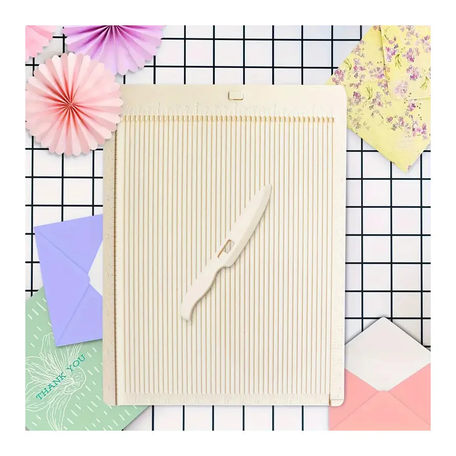 Multifunctional Handmade Scoreboard Envelope Maker Journal Embossing Line Tool Creative DIY Student Supplies Stationery