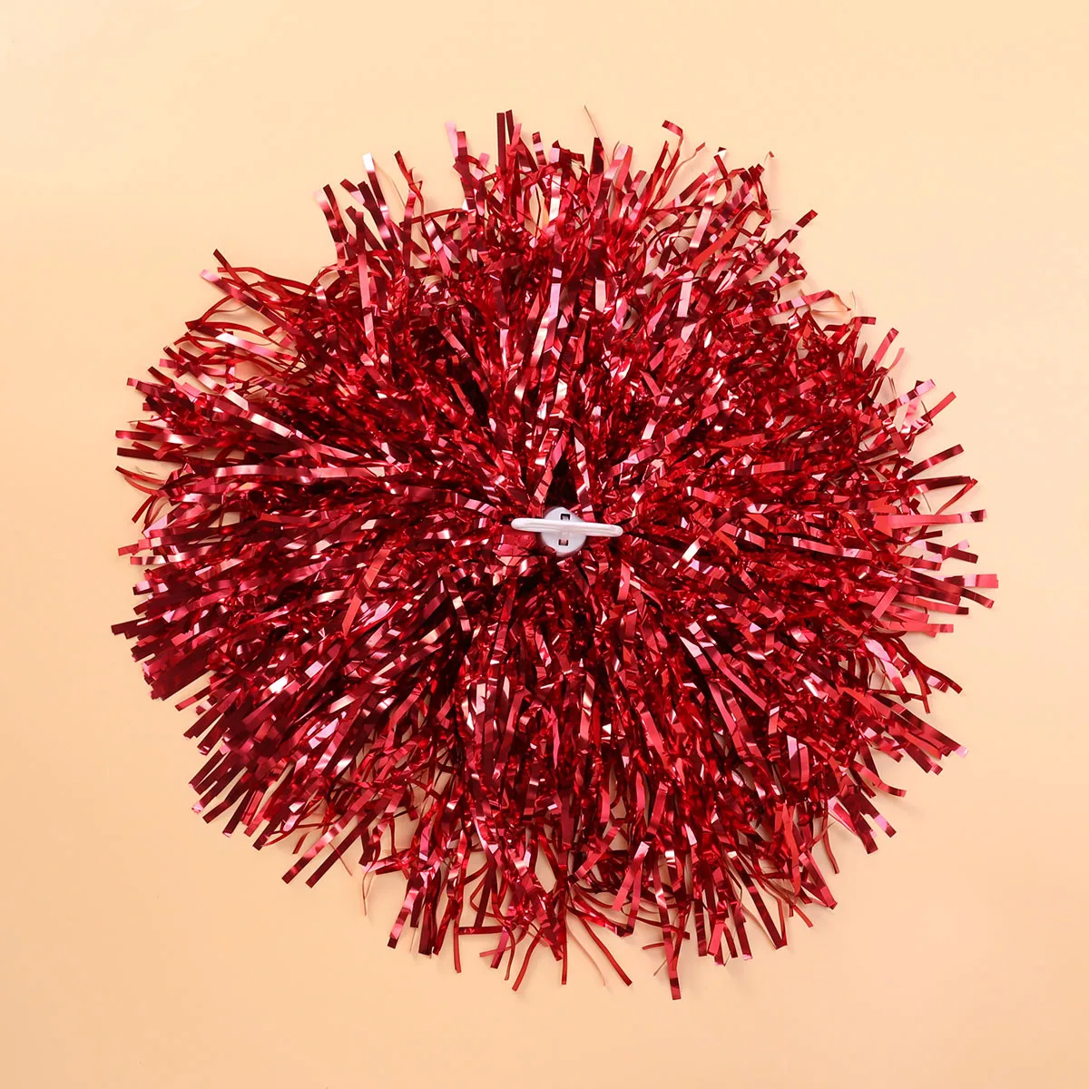 زوج واحد من حلقة المشجع بوم بومس البلاستيكية اللامعة خفيفة الوزن لفرقة الهتاف بوم بومس للمدرسة الثانوية للكلية