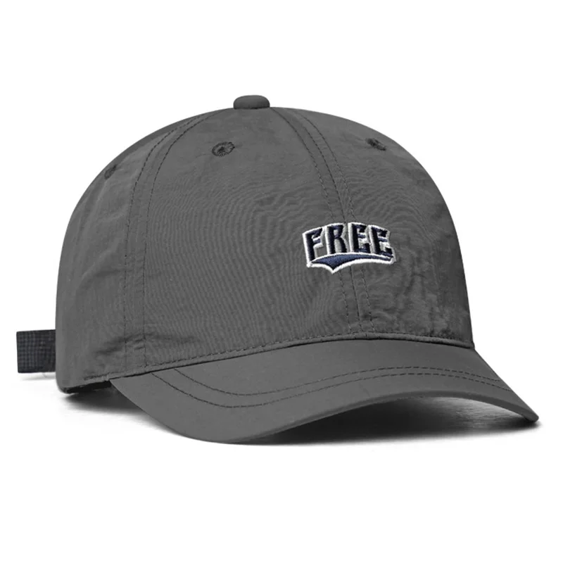 قبعة رجالية قصيرة الحواف، نمط صيفي جديد، قبعة بيسبول قابلة للتنفس وسريعة الجفاف، قبعة منقار البط خفيفة الوزن وناعمة للنساء #3