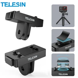TELESIN Magnetic Two Claw Adapter Action Camera Accessories For Insta360 X5 X4 Ace Ace Pro 2 Insta 360 AcePro 2 AcePro2 Adapter