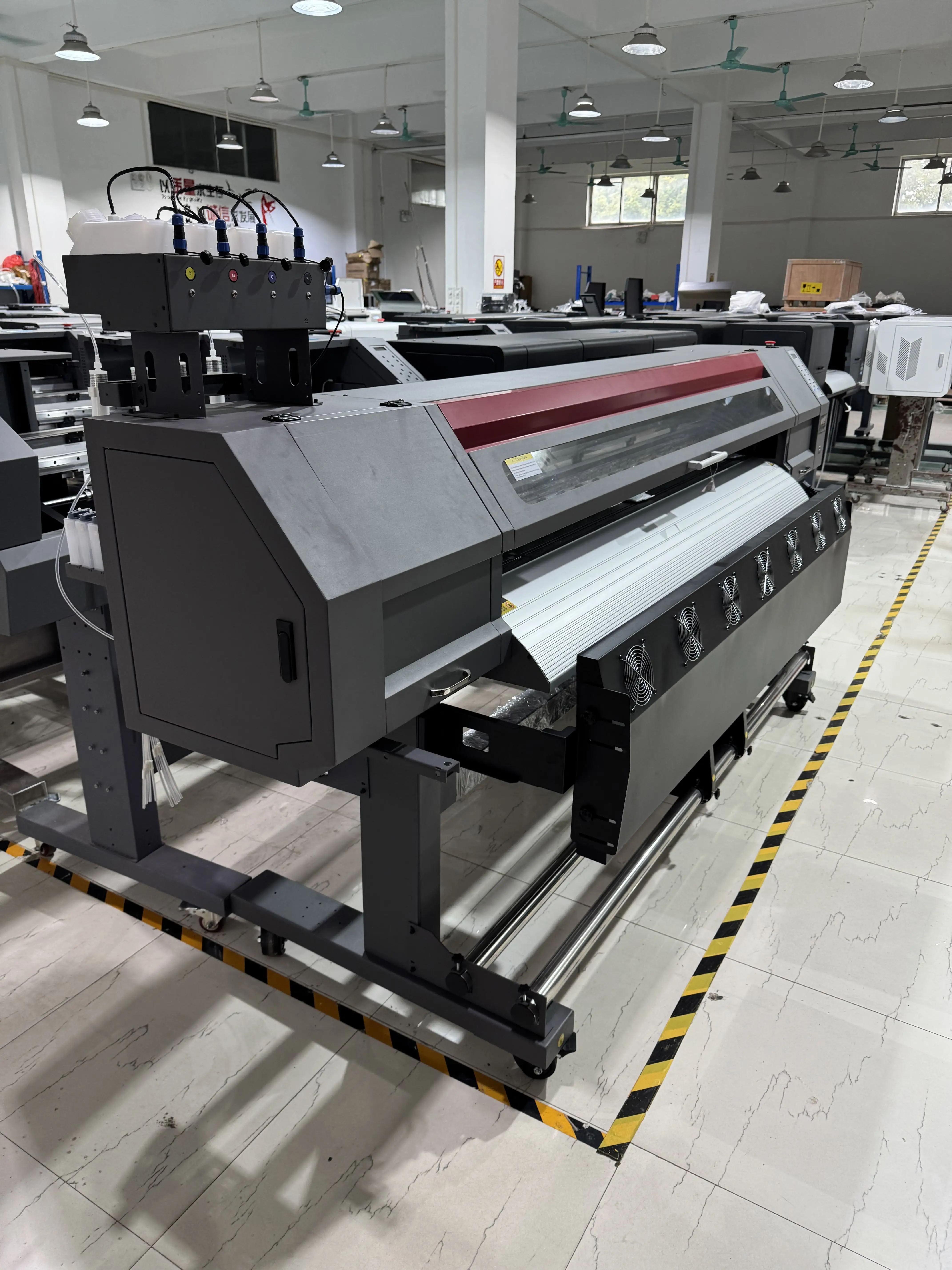1.8 m Dual Printhead Inkjet Printer High-speed Advertising Inkjet Printer High-precision Car Sticker/banner Printing Equipment
