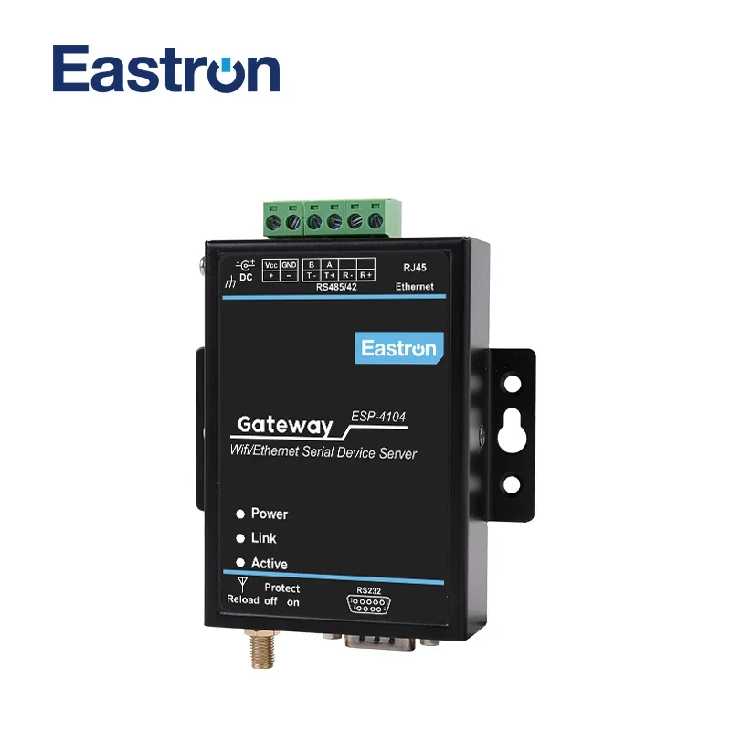 

Eastron ESP-4104 WIFI module RJ45 Ethernet to RS232 RS485 RS422 Converter wireless Serial Device Server