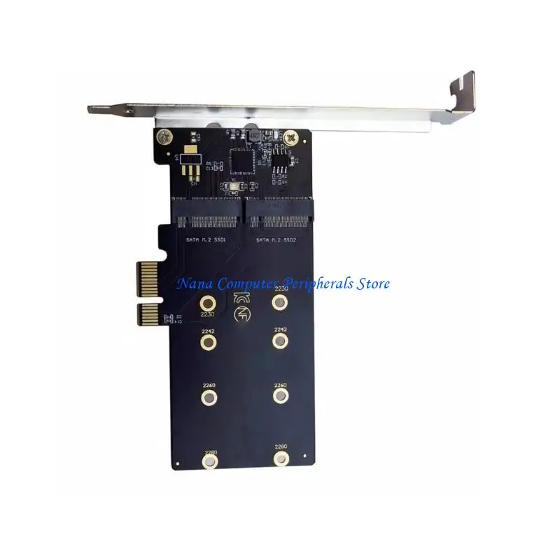 F68C M.2 NGFF SSDS إلى بطاقة محول PCIE PCIE إلى M.2 مع بطاقة الدعم M.2 NGFF 2242 2260 2280 2260 SSDS