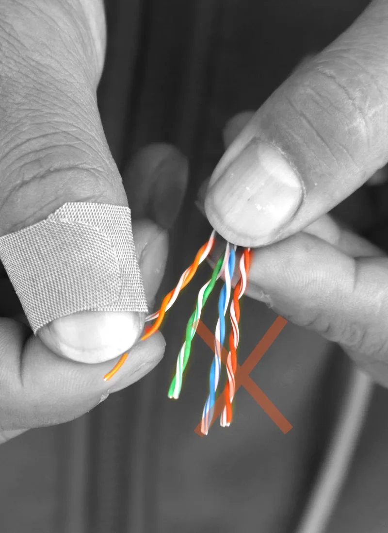 � LAOA Professionelle Netzwerkkabel-Glätteisen und Splitter-Kombination im Stiftstil für CAT5e/CAT6/CAT7-Kabel – Detail 7