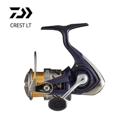DAIWA CREST LT  Fishing Spinning Reel 2000 2500 3000 4000 Shallow Spool Max Drag 5-12KG Seawater Wheel Fishing Tackle