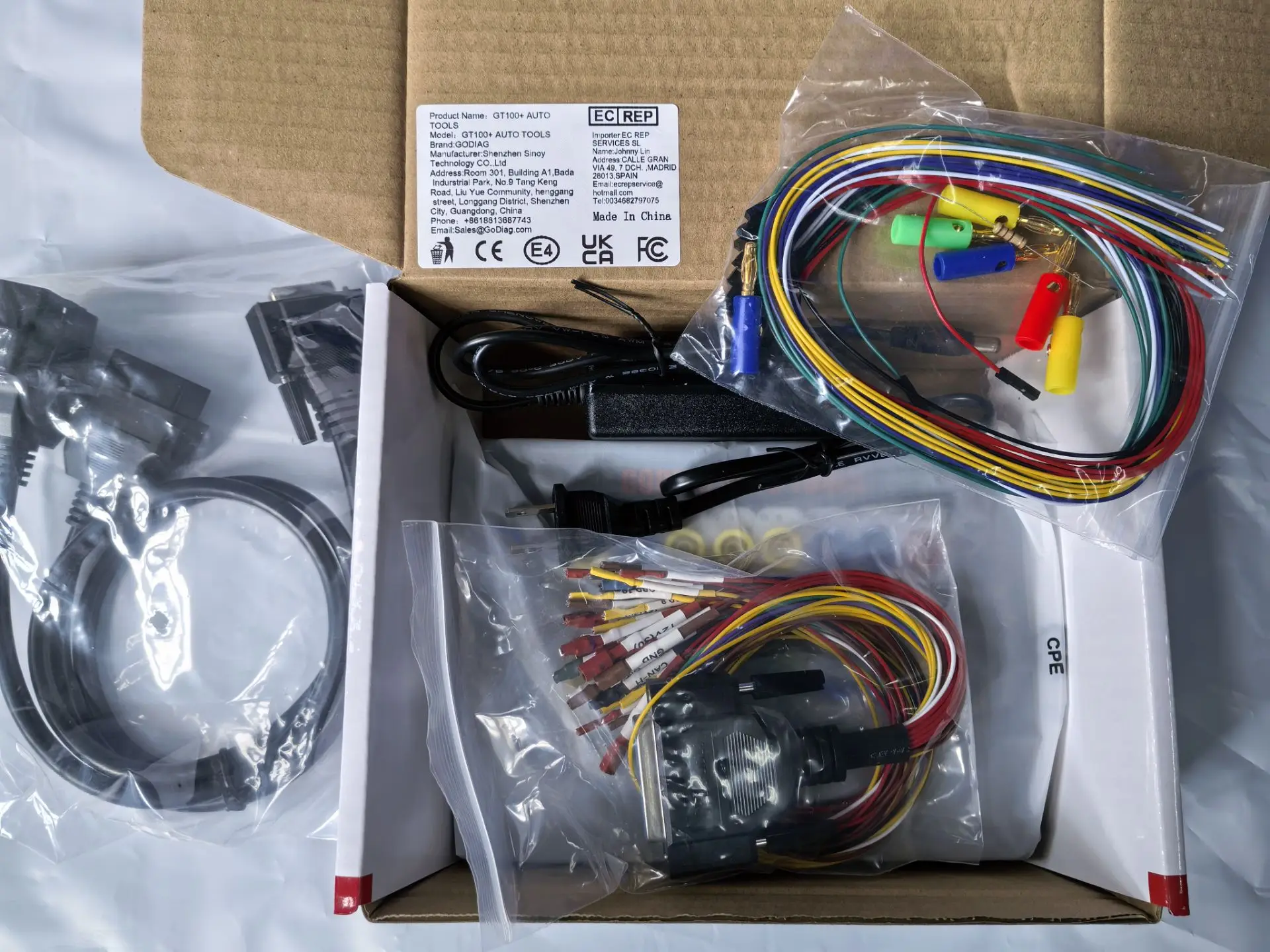 GODIAG GT100+ GT100 Pro – platforma testowa OBD2 ECU z złączem CAS4/CAS4+/FEM BDC, kompatybilna z urządzeniami Xhorse VVDI2/Autel IM608 IM508/K518ISE/CGDI.